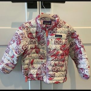 Girls 4T Patagonia down sweater jacket